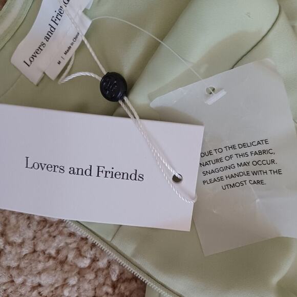 Lovers + Friends Jolene Dress Sage Green M NWT - Picture 14 of 15